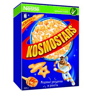 Готовый завтрак Kosmostars Медовые звездочки и ракеты, коробка (фото modal nav 3)