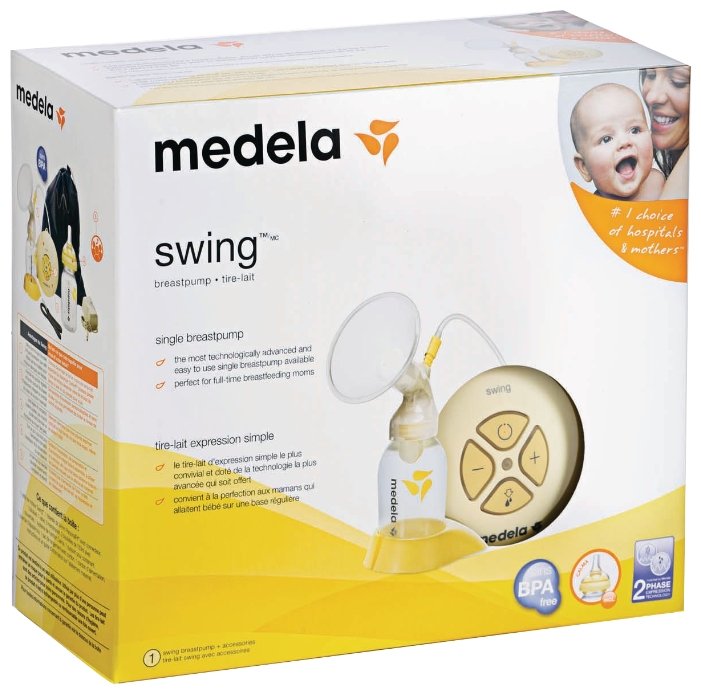 Электрический молокоотсос Medela Swing Single (фото modal 2)