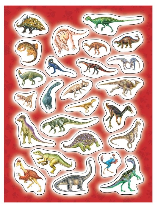 РОСМЭН Набор наклеек Стикерляндия Динозавры, 100 шт. (34614) (фото modal 3)