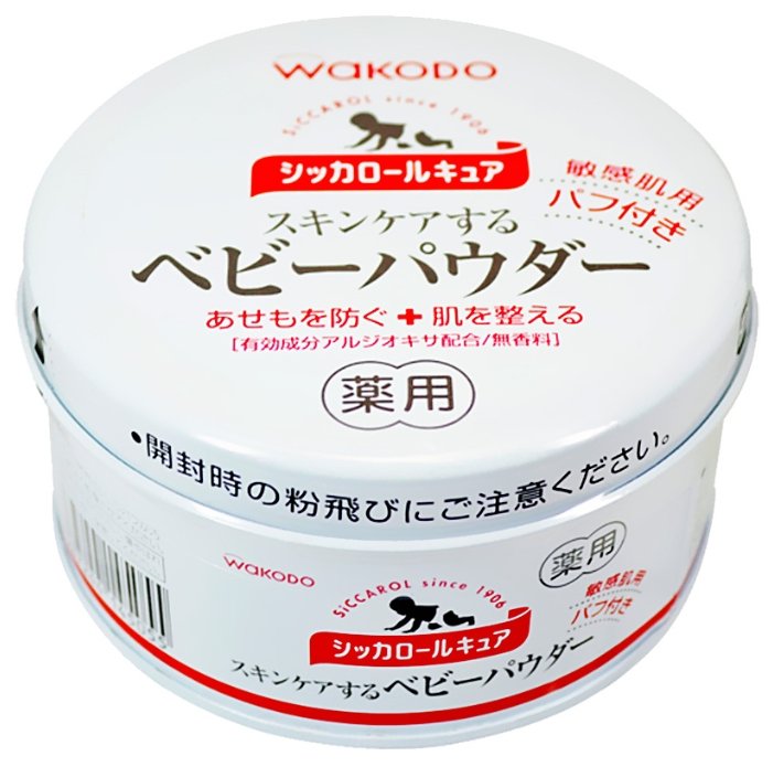 Wakodo Присыпка увлажняющая для чувствительной кожи Siccarol Cure (фото modal 1)