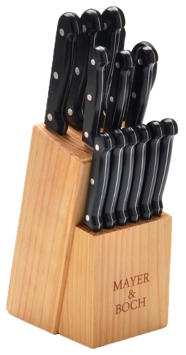 Набор MAYER & BOCH 12 ножей и ножницы с подставкой 26987 (фото modal 1)