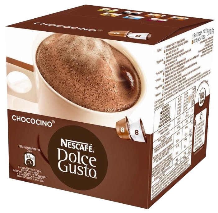 Горячий шоколад в капсулах Nescafe Dolce Gusto Chococino (16 шт.) (фото modal 2)