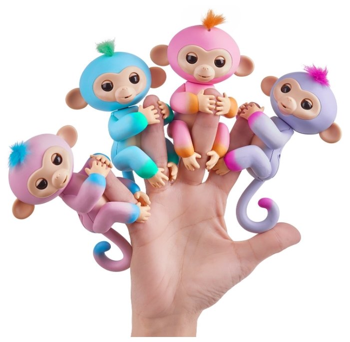 Интерактивная игрушка робот WowWee Fingerlings Ручная обезьянка Двухцветная (фото modal 9)