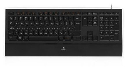 Клавиатура Logitech Illuminated Keyboard K740 Black USB (фото modal 1)