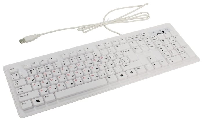 Клавиатура Genius SlimStar 130 White USB (фото modal 1)