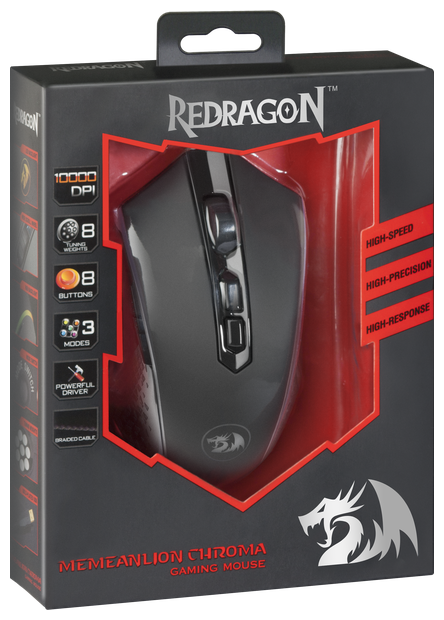 Мышь Redragon MEMEANLION CHROMA Black USB (фото modal 46)