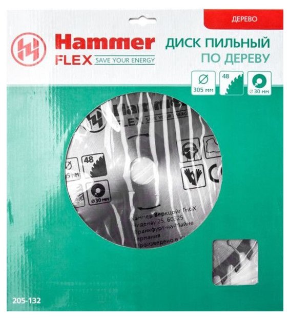 Пильный диск Hammer Flex 205-132 CSB WD 305х30 мм (фото modal 4)