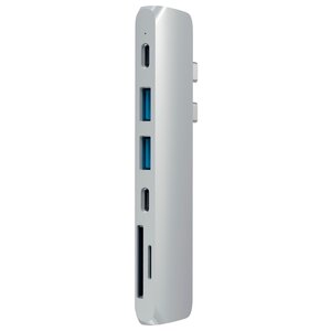 USB-концентратор Satechi Aluminum Type-C Pro Hub Adapter разъемов: 5 (фото modal nav 6)