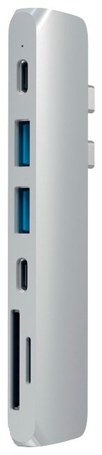 USB-концентратор Satechi Aluminum Type-C Pro Hub Adapter разъемов: 5 (фото modal 6)