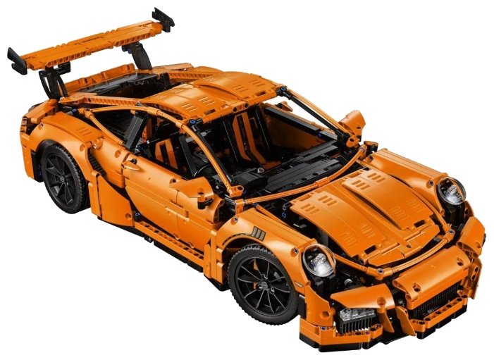 Конструктор Lepin Technican 20001 Porsche 911 GT3 RS orange (фото modal 4)