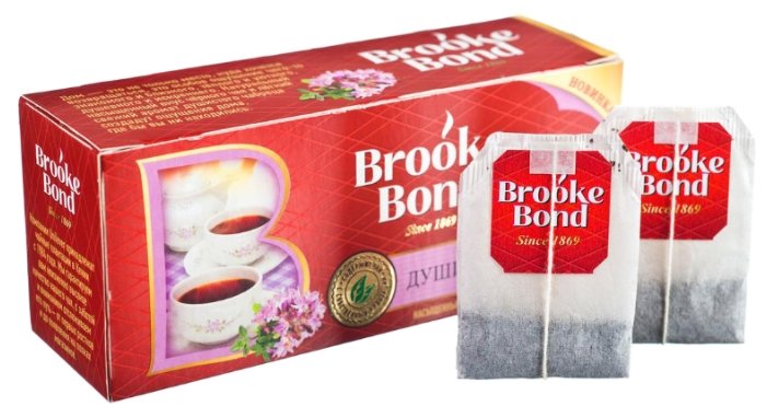 Чай черный Brooke Bond Душистый чабрец ароматизированный в пакетиках (фото modal 4)