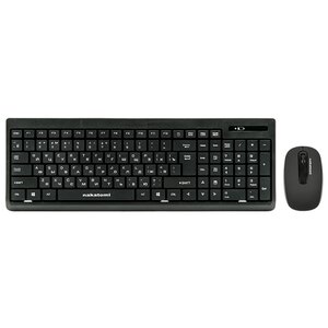 Клавиатура и мышь NAKATOMI KMRON-1005U Black USB (фото modal nav 1)