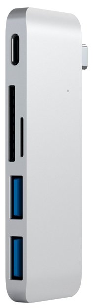 USB-концентратор Satechi Type-C Pass-Through Hub разъемов: 3 (фото modal 4)