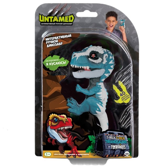Интерактивная игрушка робот WowWee Fingerlings Untamed T-Rex (фото modal 7)
