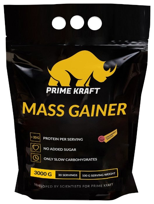 Гейнер Prime Kraft Mass Gainer (3000 г) (фото modal 3)
