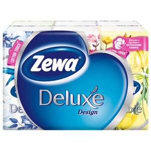 Платочки Zewa Deluxe Design 21 х 21 (фото modal nav 1)