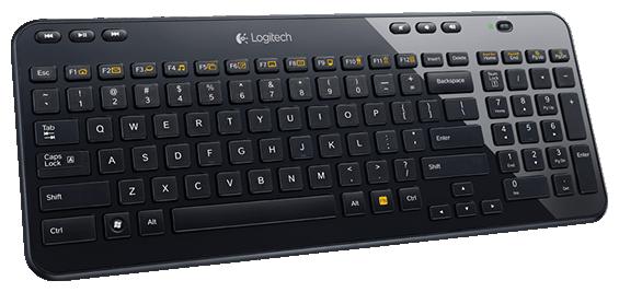 Клавиатура Logitech Wireless Keyboard K360 Black USB (фото modal 2)
