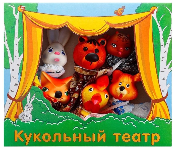 Кудесники Кукольный театр Зайкина избушка 6 кукол (СИ-678) (фото modal 2)