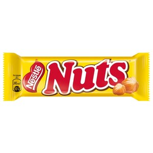 Батончик Nuts с цельным фундуком, 50 г, коробка (фото modal nav 2)