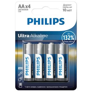 Батарейка AA Philips LR6E4B/51 Ultra (AA) (фото modal nav 1)