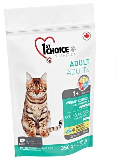 Корм для кошек 1st Choice (0.35 кг) WEIGHT CONTROL for ADULT CATS (фото modal 1)