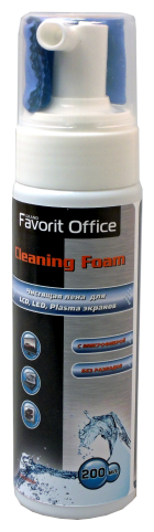 Набор Favorit Office Cleaning foam чистящая пена+сухая салфетка для экрана (фото modal 1)