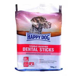 Лакомство для собак Happy Dog Зубные палочки Мясо и злаки (фото modal nav 1)