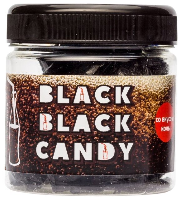 Леденцы Caramila Black black candy со вкусом колы 110 г (фото modal 1)