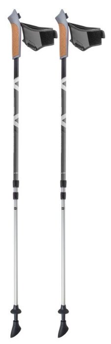 Палка для скандинавской ходьбы 2 шт. ECOS Телескопические Алюминиевые AQD-B021 (фото modal 1)