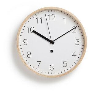 Часы настенные кварцевые Umbra Rimwood (фото modal nav 1)