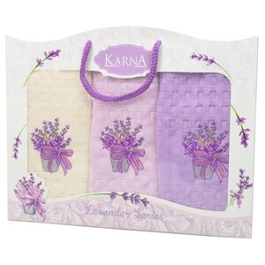 KARNA набор полотенец Lavender (фото modal nav 1)