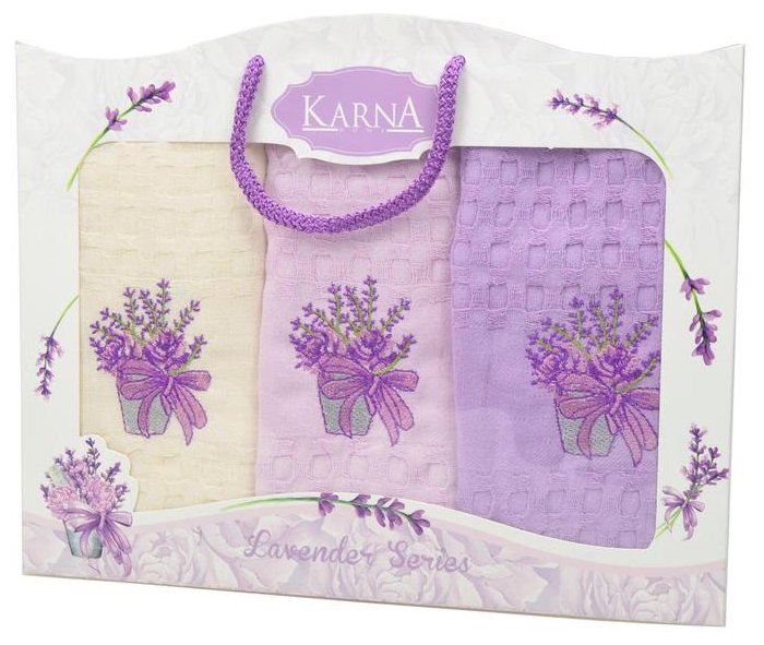 KARNA набор полотенец Lavender (фото modal 1)