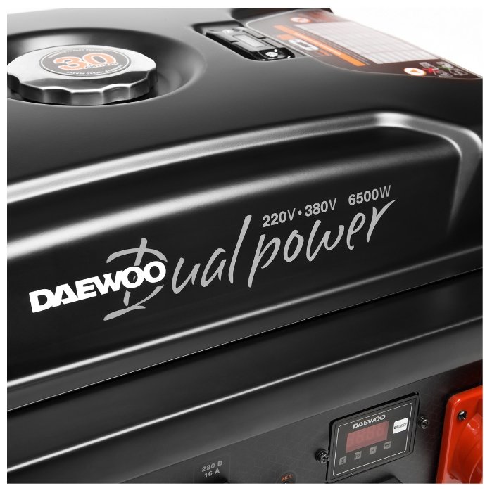 Бензиновая электростанция Daewoo Power Products GDA 7500DPE-3 (фото modal 4)