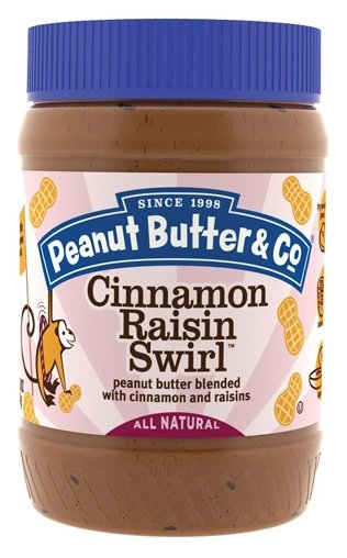 Peanut Butter & Co. Паста арахисовая Cinnamon Raisin Swirl с изюмом и корицей (фото modal 1)