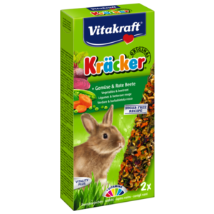 Лакомство для кроликов Vitakraft Kräcker® Original + Gemüse & Rote Beete (фото modal nav 1)