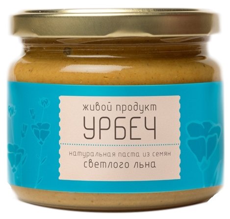 Живой Продукт Урбеч натуральная паста из семян светлого льна (фото modal 1)