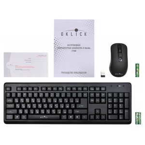 Клавиатура и мышь Oklick 270 M Black USB (фото modal nav 7)