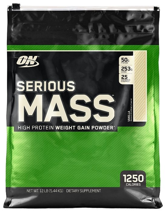 Гейнер Optimum Nutrition Serious Mass (5.44 кг) (фото modal 2)