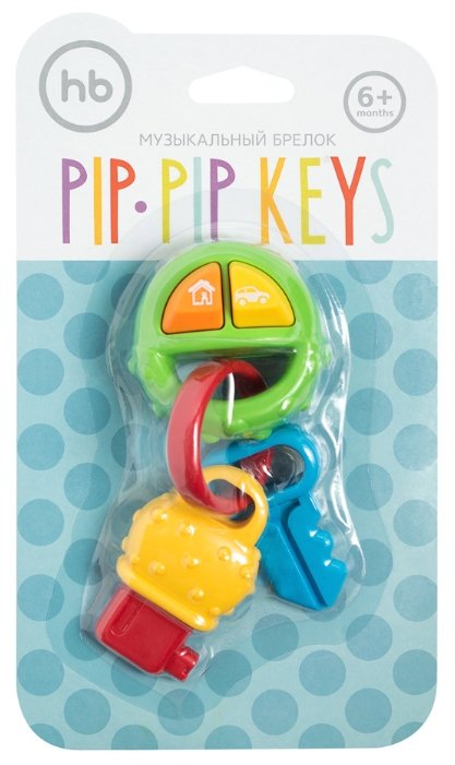 Прорезыватель-погремушка Happy Baby Pip-Pip keys (фото modal 5)