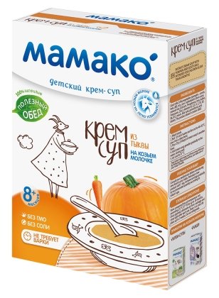Пюре МАМАКО крем-суп овощной из тыквы на козьем молоке (с 8 месяцев) 150 г, 1 шт. (фото modal 1)