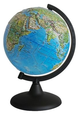 Глобус физико-политический Глобусный мир Двойная карта 210 мм (10152) (фото modal 1)