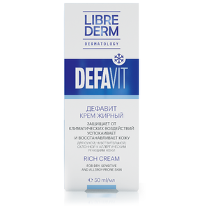 Librederm DEFAVIT восстанавливающий и успокаивающий витаминный крем жирный для лица (фото modal nav 2)