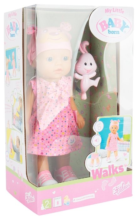 Интерактивная кукла Zapf Creation Baby Born Walks, 32 см, 823-484 (фото modal 2)