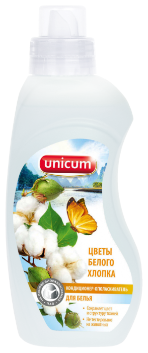Кондиционер-ополаскиватель для белья Цветы белого хлопка Unicum (фото modal 2)