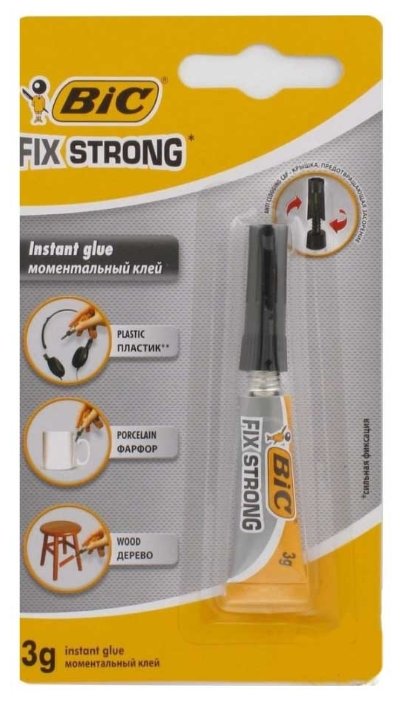 Клей цианоакрилатный BIC Fix Strong 3 г (фото modal 1)