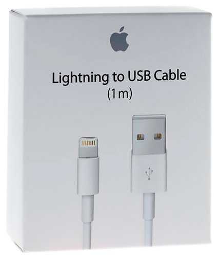 Кабель Apple USB - Lightning (MD818ZM/A) 1 м (фото modal 4)