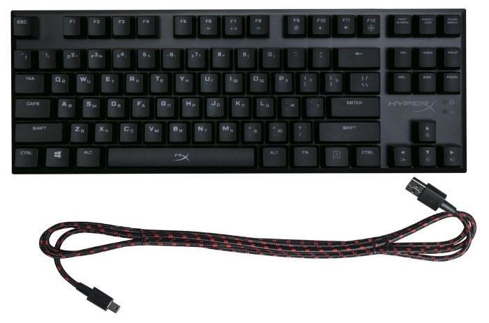 Клавиатура HyperX Alloy FPS Pro (Cherry MX Red) Black USB (фото modal 2)
