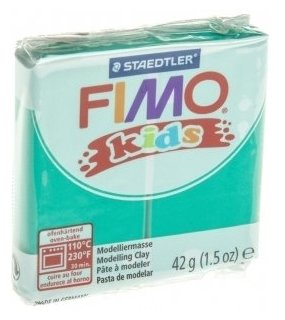 Полимерная глина FIMO Kids 42 г зеленый (8030-5) (фото modal 1)