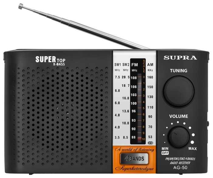 Радиоприемник SUPRA ST-19 (фото modal 1)