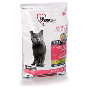 Корм для кошек 1st Choice (5.44 кг) INDOOR VITALITY for ADULT CATS (фото modal nav 1)